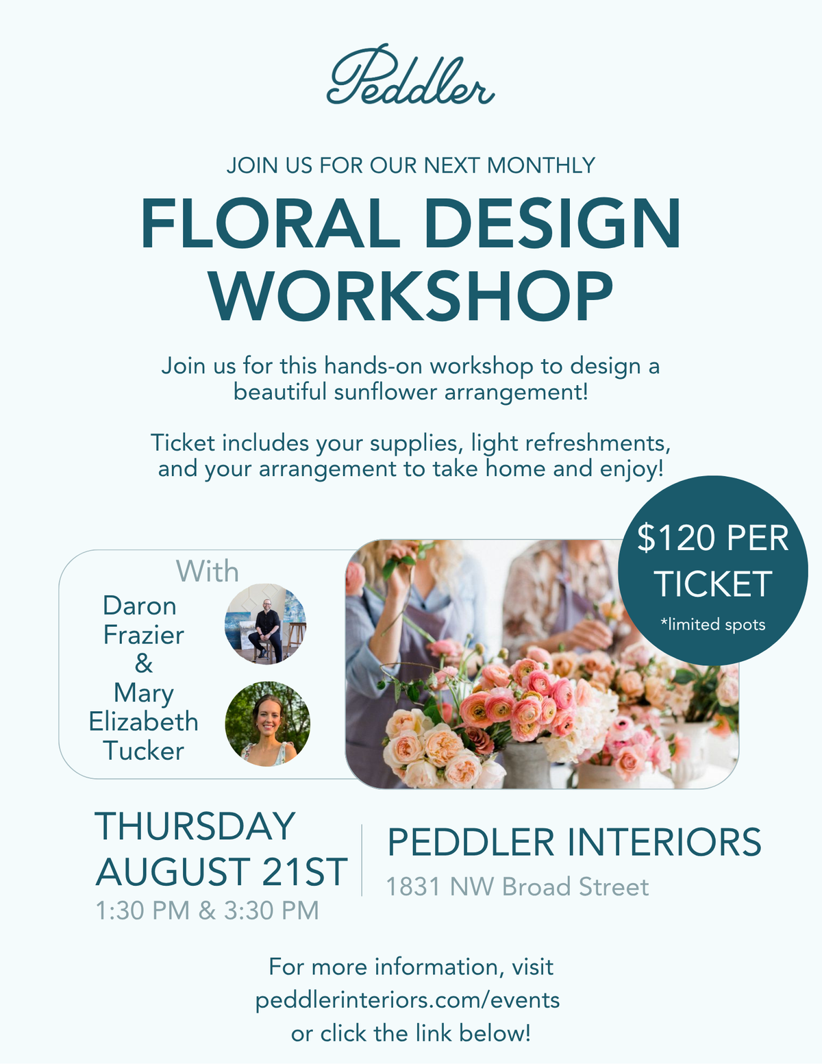 Sunflower Floral Workshop