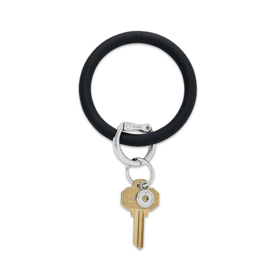 OVT Silicone Big O Key Ring - Back in Black