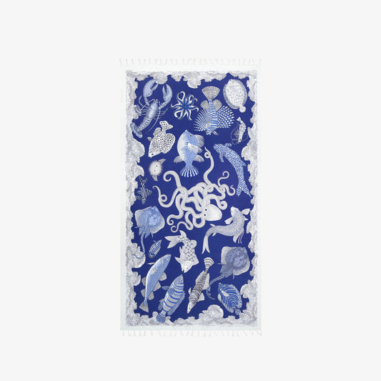 Fouta Towel 100 - Poseidon - Blue