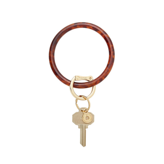OVT Resin Big O Key Ring - Tortoise