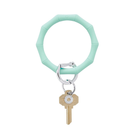 OVT Silicone Big O Key Ring - Pistachio Bamboo