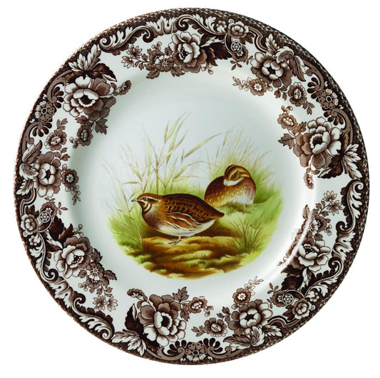 SPD Woodland - Dinner Plate 10.5" - Quail