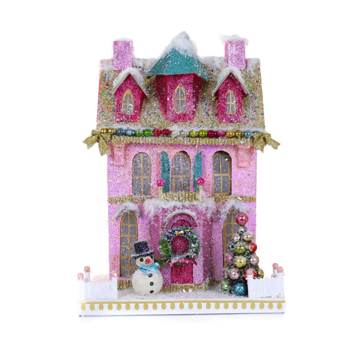 Holiday House - Snowman Villa 11.5" – Peddler Interiors