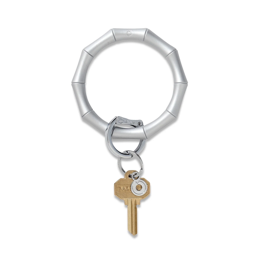 OVT Silicone Big O Key Ring - Quicksilver Bamboo