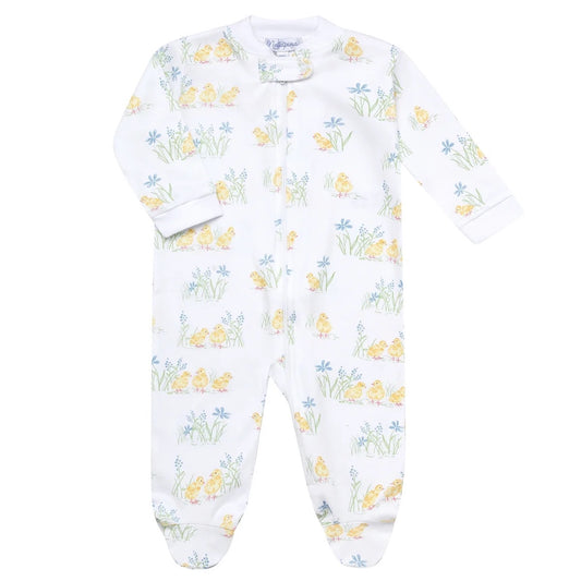 NPA Chicks Print - Zipper Footie -