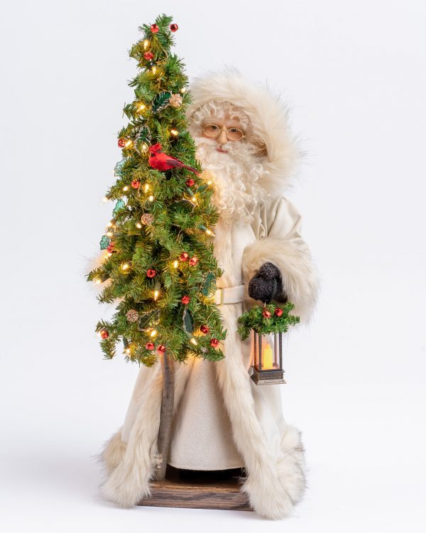 RK-5272　Noel Vintage NOEL Santa Train Christmas Candle Holder 1950 MCM
