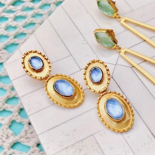 BCJ E - Medaglia Double Drop Earrings (K02-123)