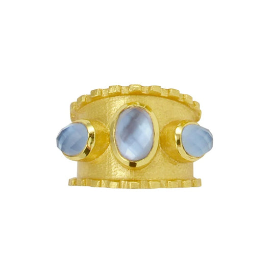 BCJ R - Medaglia 3 Stone Ring (JA141)