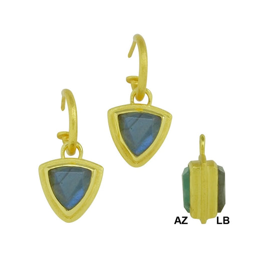 BCJ E - Yasha Small Double Sided Earrings (K18-2030)