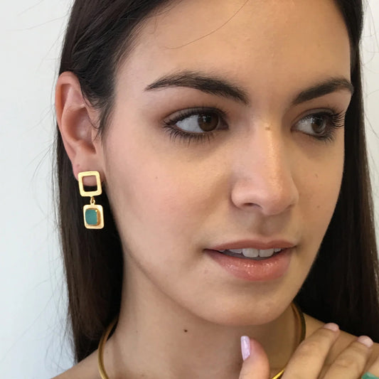 BCJ E - Kali Small Square Drops (JB137)