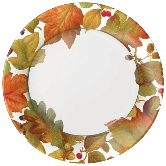 Autumn Leaves II Paper Dinner Plates - 8ct