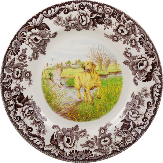 SPD Woodland - Dinner Plate 10.5" - Yellow Labrador
