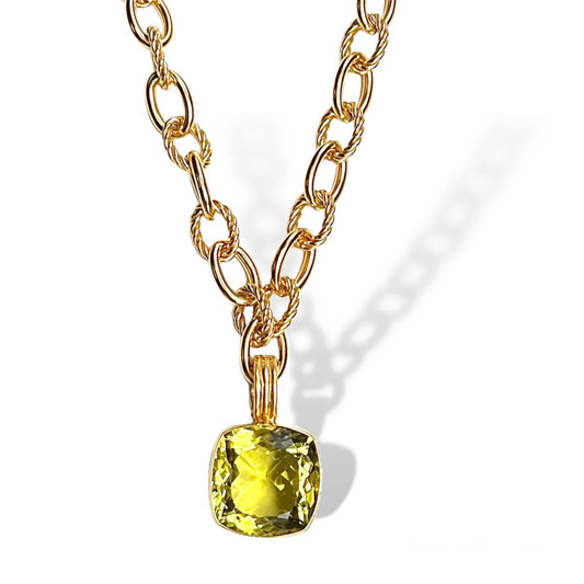 DMD P Faceted Maxi Enhancer - Lemon Citrine