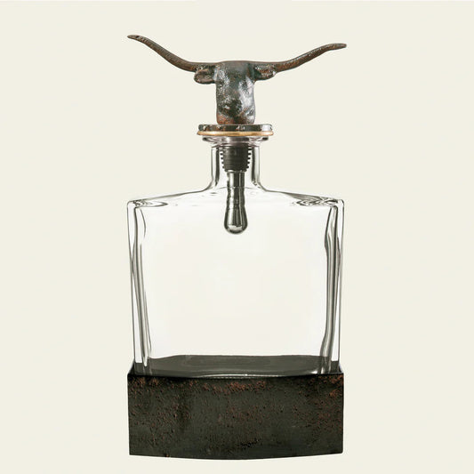 Nueces Decanter with Longhorn Stopper