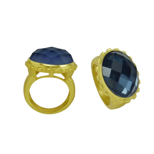 BCJ R - Izabela Oval Stone Ring (JA165)