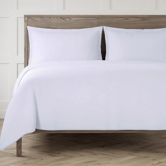 Neo Duvet & Shams Set in White - Queen 96x96