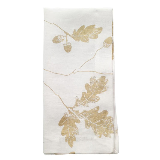 Acorn Napkin 21" - Gold