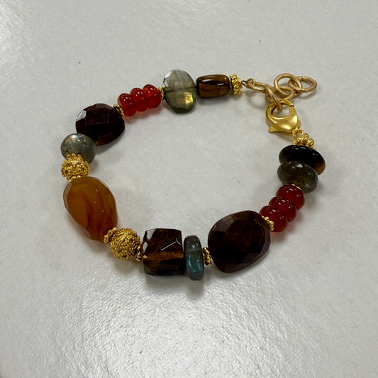 GDS Bracelet - Multicolored Gemstone Bracelet