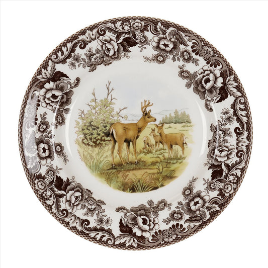 SPD Woodland - Dinner Plate 10.5" - Mule Deer