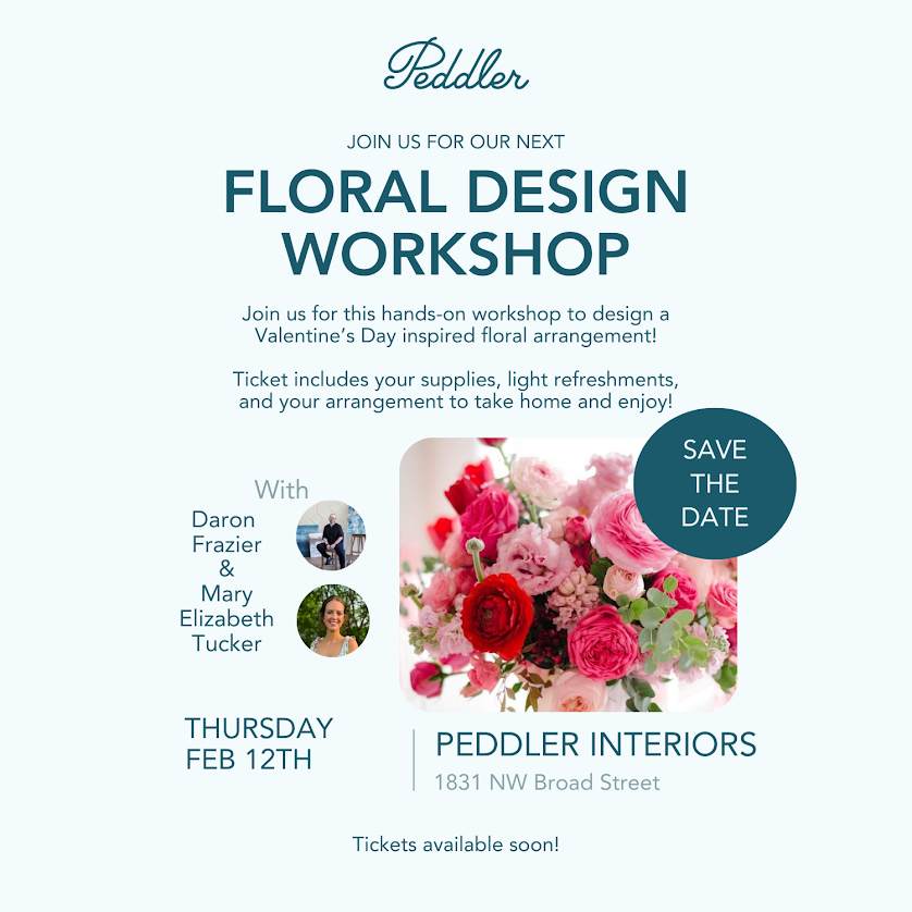 Floral Design Workshop - Valentine's Day