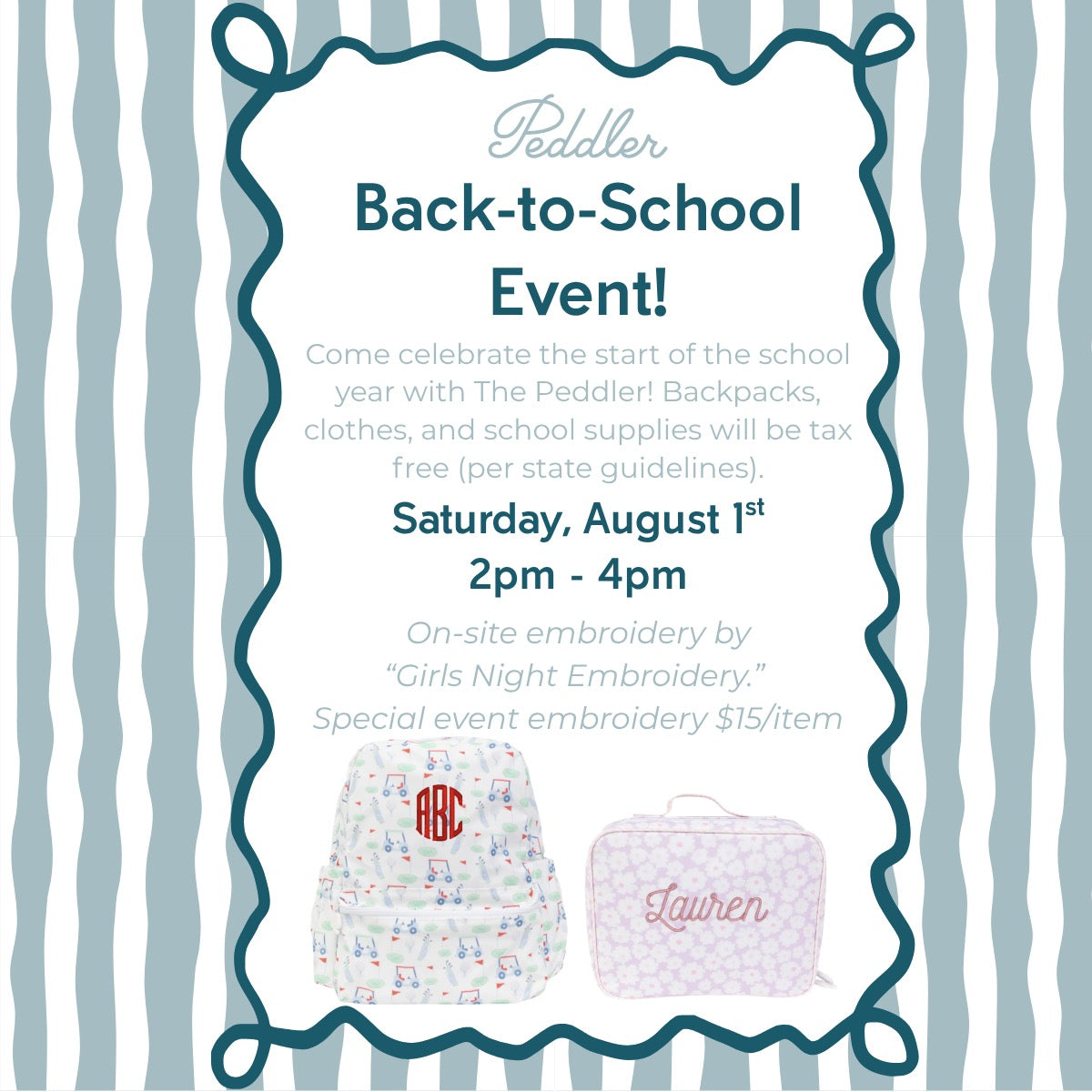 Back To School Event