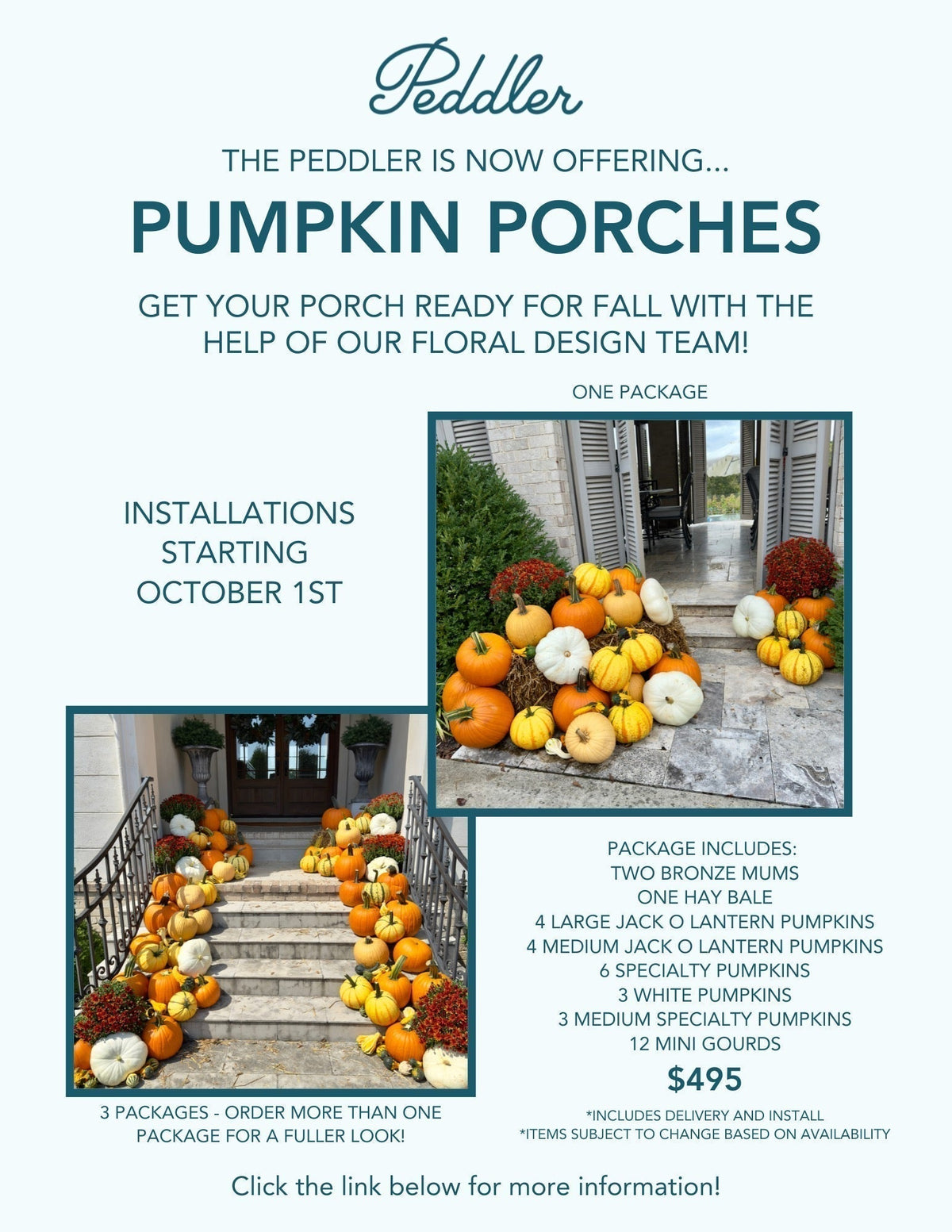 Pumpkin Porch Decorating