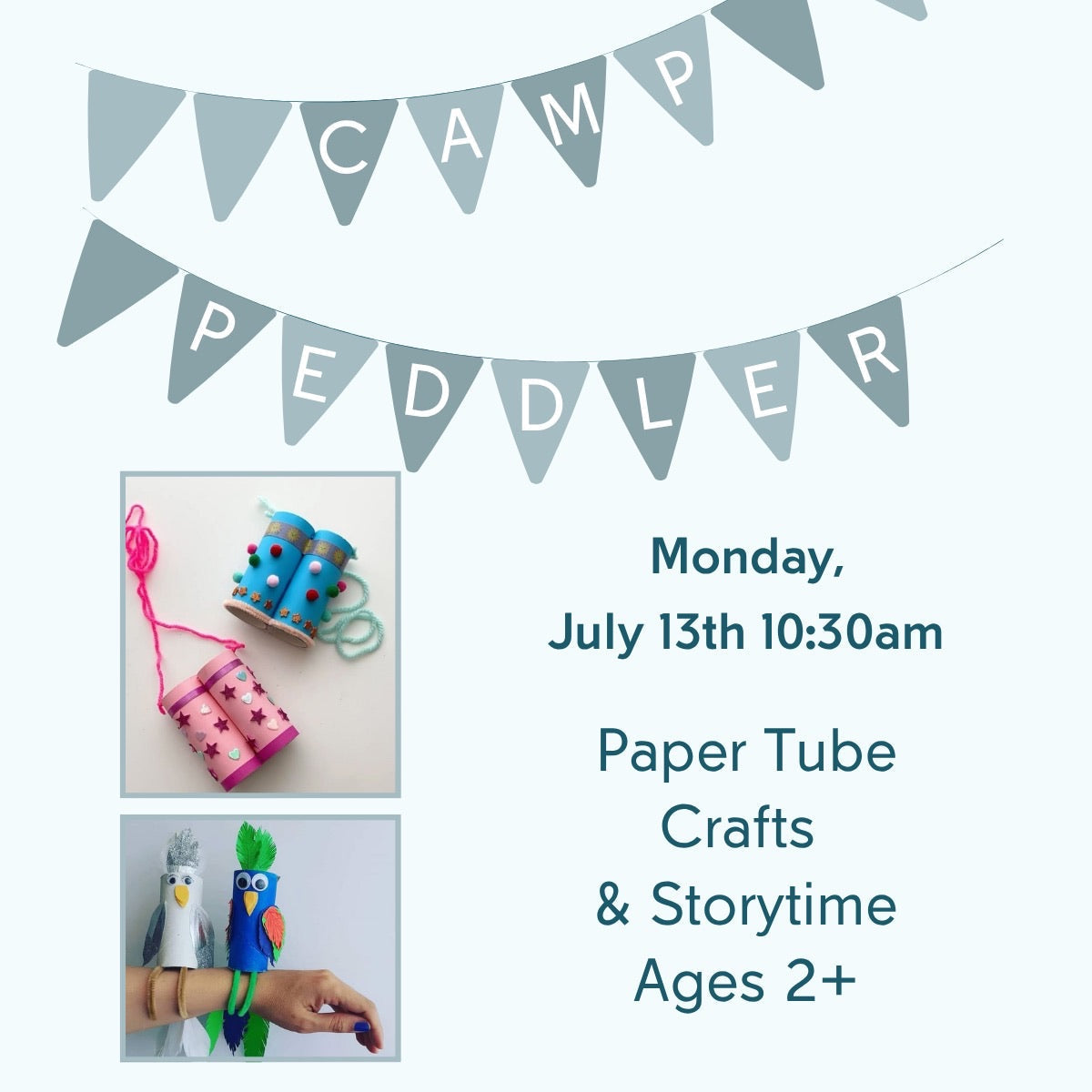 Camp Peddler - Paper Tube Crafts