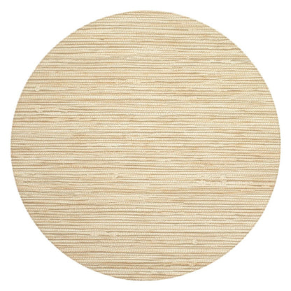 Grasscloth Latte - Round Placemat 15"