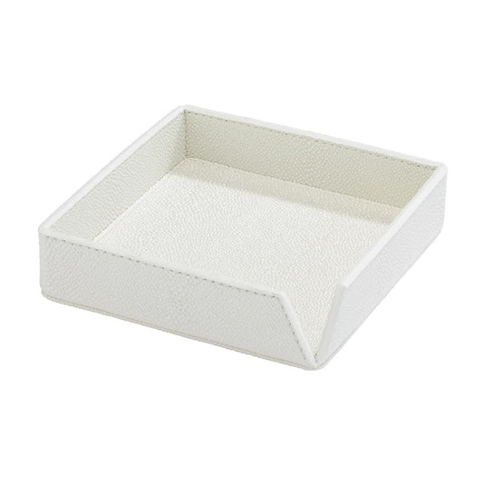 Stingray Cocktail Napkin Box - Pearl