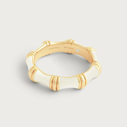 Bamboo - Enameled Ring
