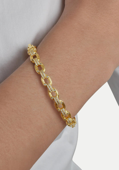 Enchanted Forest - Chain Hinged Bangle
