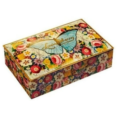 12 Piece Chocolate Tin - John Derian Butterfly