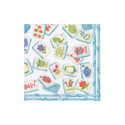 Mahjong Robin's Egg Cocktail Napkin