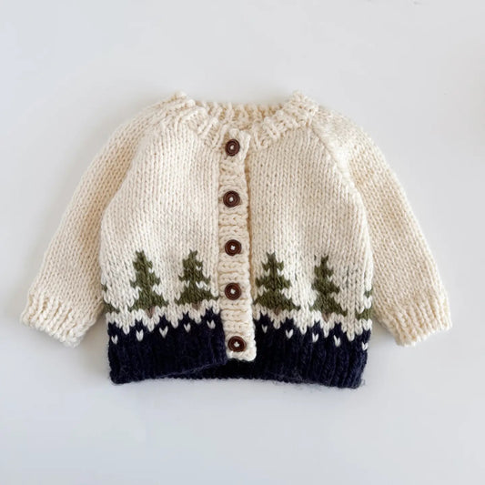 Evergreen Tree Cardigan -