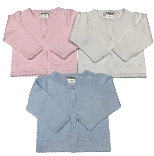 Round Neck Baby Cardigan