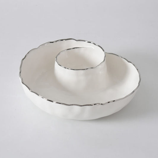 Portofino Plata - Round Chip & Dip