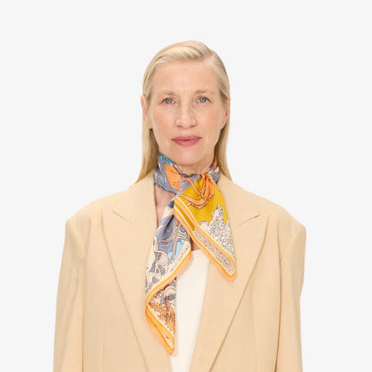 Square Scarf Carre 65 - Fantastique - Golden Brown