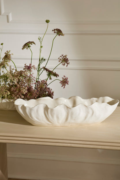 Coastline Trough - Off-White - Large - 23.23" X 7.75" X 5.5"