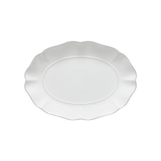 Rosa - White - Oval Platter 12"