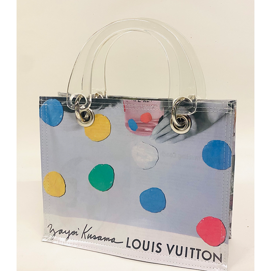 CPT Coco Tote - LV Kusama - Clear Lucite Handles