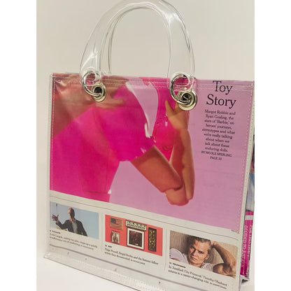CPT Stella Tote - Barbie in Mirror - Clear Lucite Handles