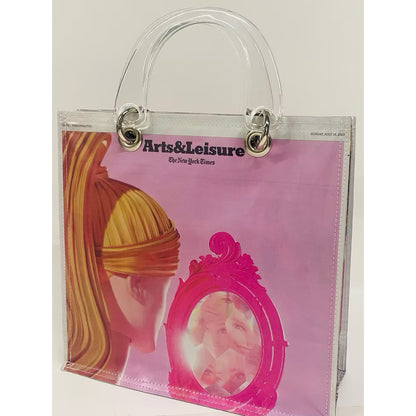 CPT Stella Tote - Barbie in Mirror - Clear Lucite Handles