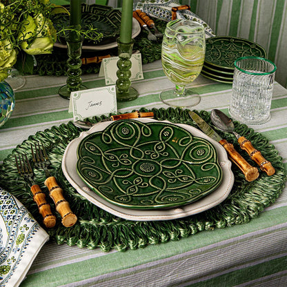 Jardins du Monde - Basil - Salad Plate - Assorted Set/4