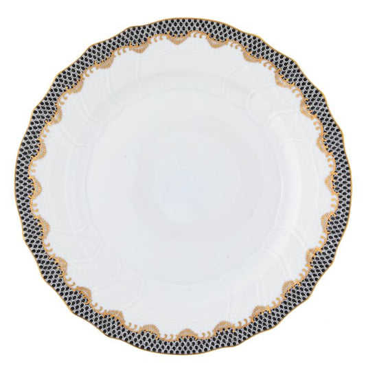 Fishscale - Black - Dinner Plate 10.5"