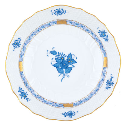 Chinese Bouquet - Blue - Scalloped Dinner Bowl