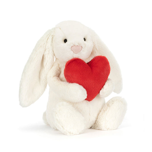 JLC Bashful Red Love Heart Bunny