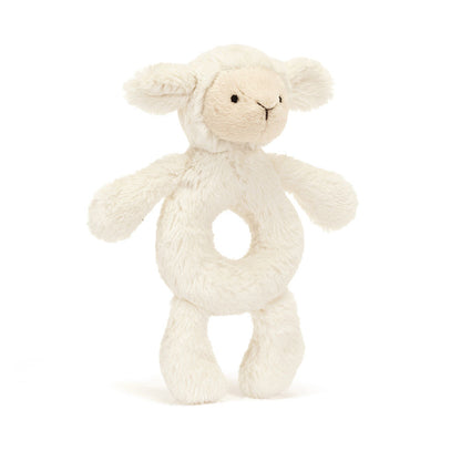 JLC Ring Rattle - Bashful Lamb (Recycled Fibers)
