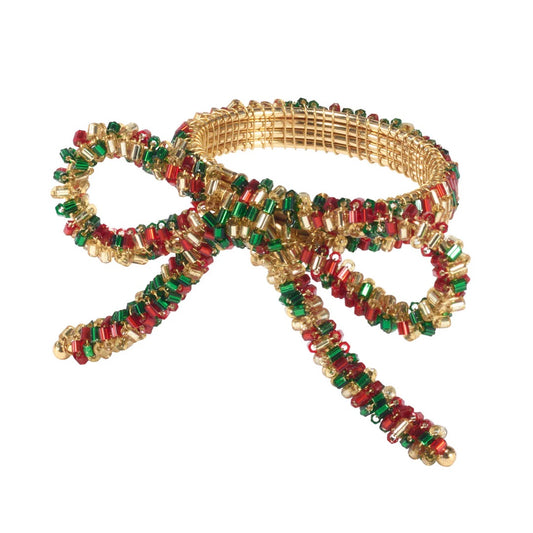 BDL Christmas Bow Napkin Ring