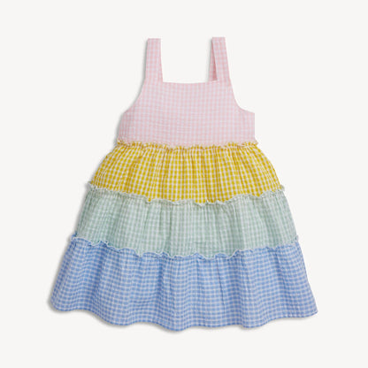 Gingham - Magnetic Tiered Dress