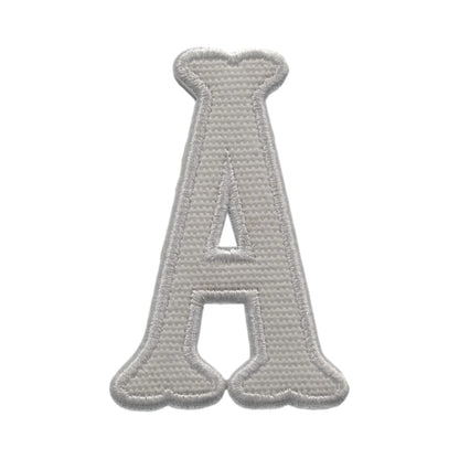 Letter Appliques - White Canvas